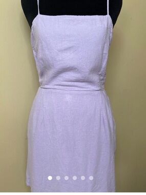 Garage Lilac Spaghetti Strap Mini Dress